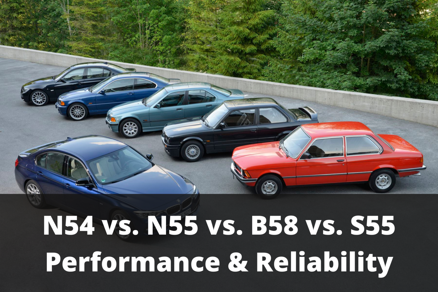 BMW N54 vs N55 vs B58 vs S55: Performance & Reliability